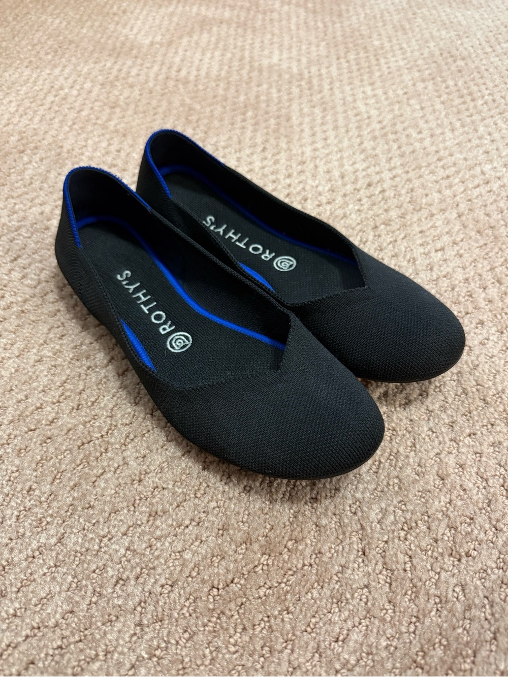 Rothy's Women's Black Slip-On Ballet Flat